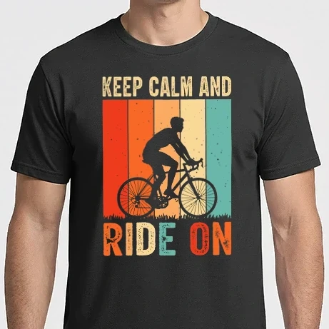 Férfi Imperial póló - Csak nyugi és bringázz