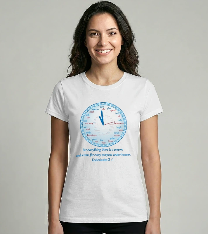 Time for everything - Ecclesiastes 3:1 – Női Imperial póló