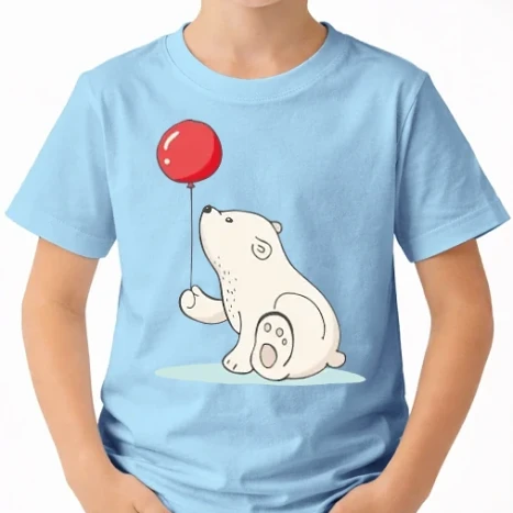 Uniszex gyerek Póló - kid polar bear