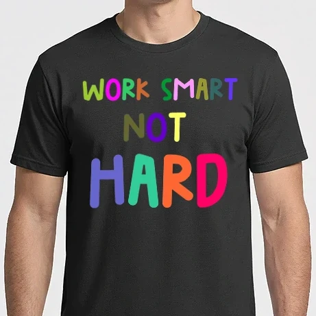 Férfi Imperial póló - WORK SMART NOT HARD