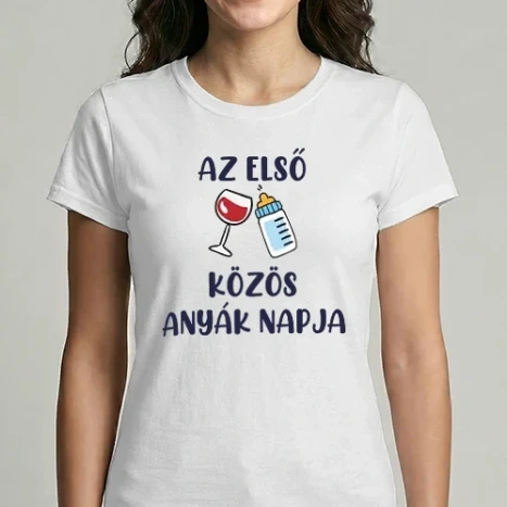 Női Imperial póló - Első Közös Anyák Napja (fiús)