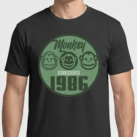 Férfi Imperial póló - monkey 1986