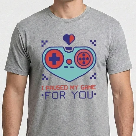 Férfi Imperial póló - Valentin napi gamer