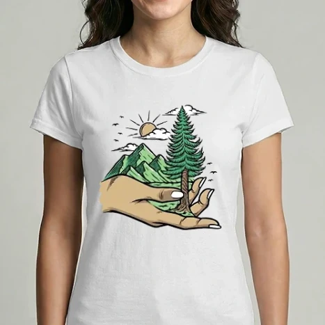 Női Imperial póló - Törődj a természettel
