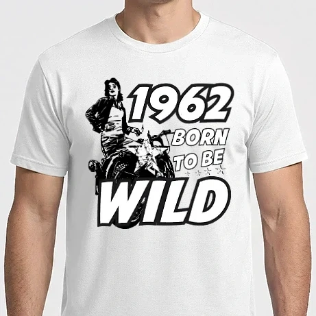 Férfi Imperial póló - BORN TO BE WILD 1962