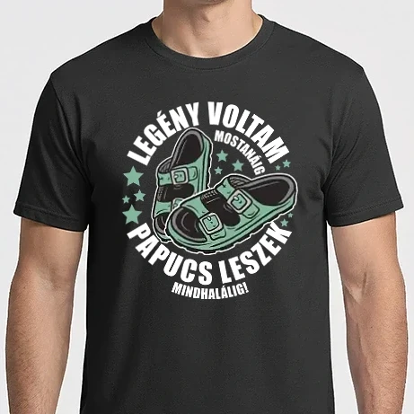 Férfi Imperial póló - Papucs vőlegény