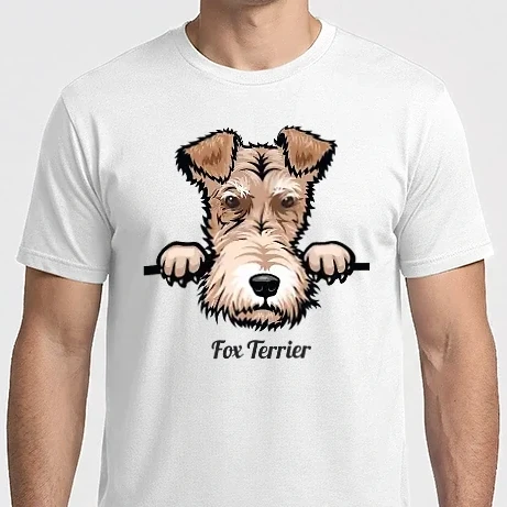 Férfi Imperial póló - Foxterrier zsebminta