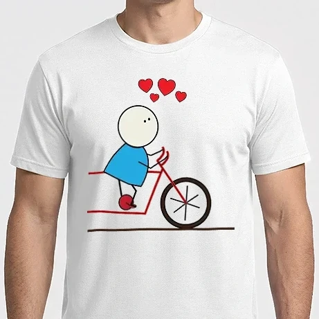 Férfi Imperial póló - Együtt biciklizünk - páros póló (fiú)