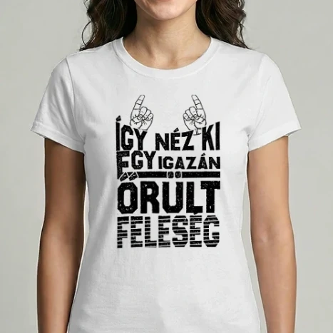 Női Imperial póló - Őrült feleség