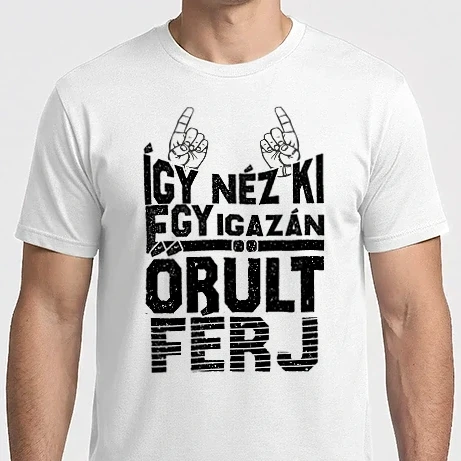 Férfi Imperial póló - Őrült férj