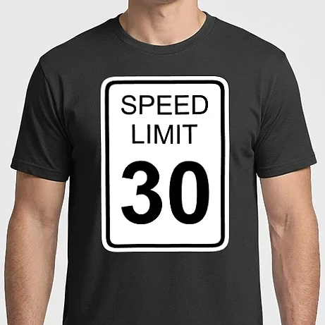 Férfi Imperial póló - SPEED LIMIT 30