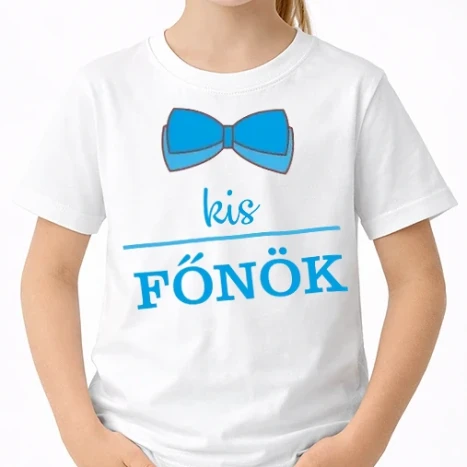 Uniszex gyerek Póló - Kis Főnök