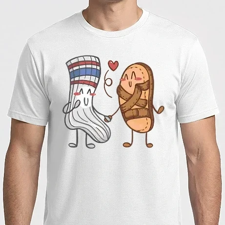 Férfi Imperial póló - Szandál és zokni