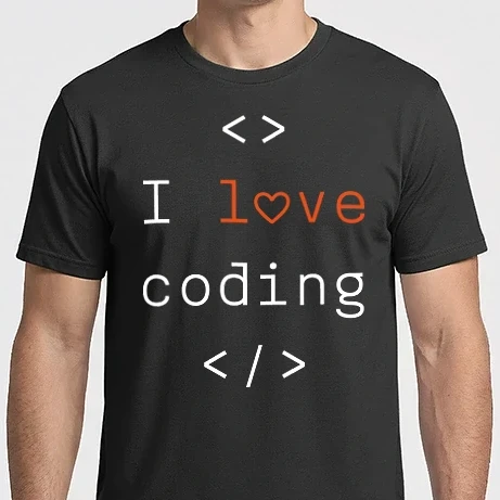 Férfi Imperial póló - I love coding