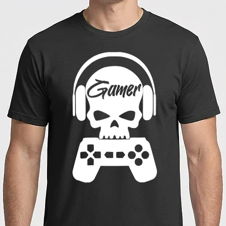 Férfi Imperial póló - gamer vagyok fehér