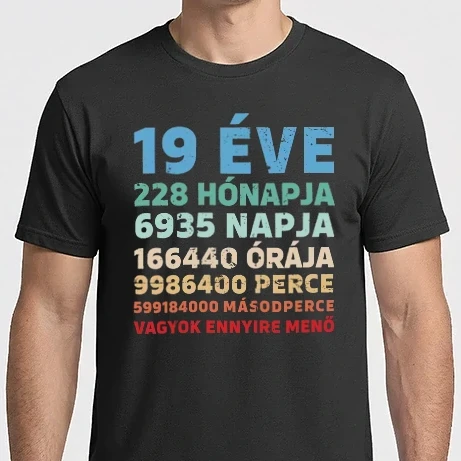 Férfi Imperial póló - 19 éve vagyok ennyire menő