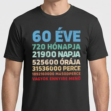 Férfi Imperial póló - 60 éve vagyok ennyire menő