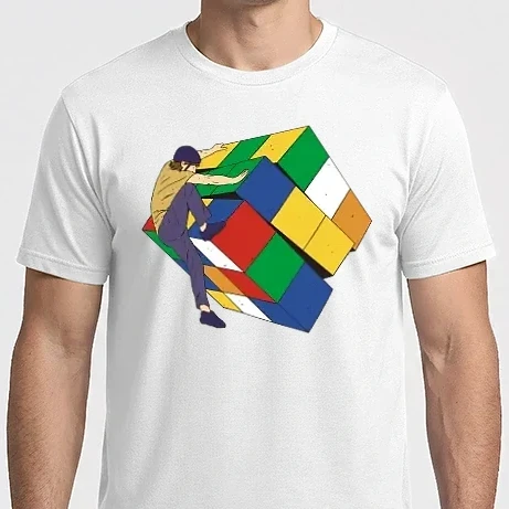 Férfi Imperial póló - Rubik kocka