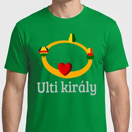 Férfi Imperial póló - Ulti király korona