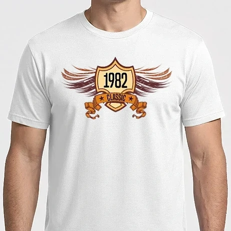 Férfi Imperial póló - classic szülinapi embléma 1982