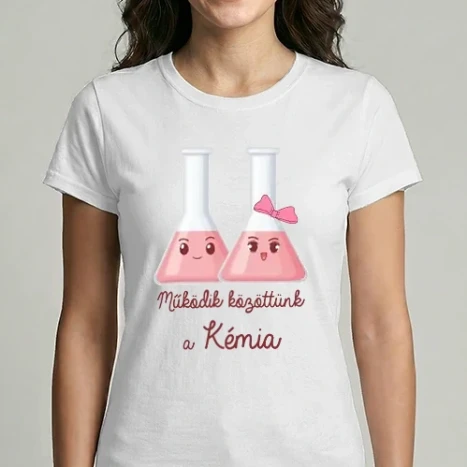 Női Imperial póló - Működik közöttünk a Kémia