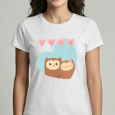 Női Imperial póló - Owls love