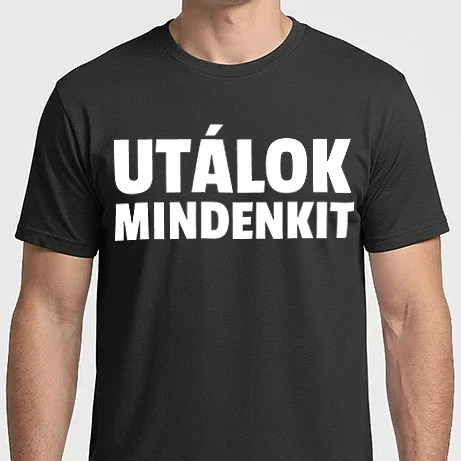 Férfi Imperial póló - UTÁLOK MINDENKIT