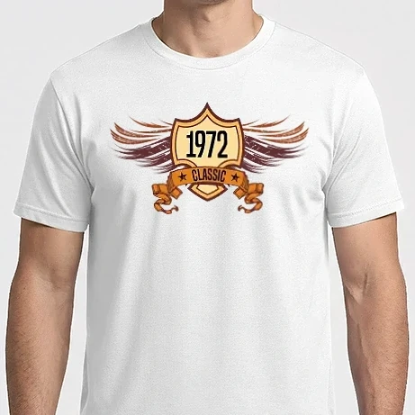 Férfi Imperial póló - classic szülinapi embléma 1972