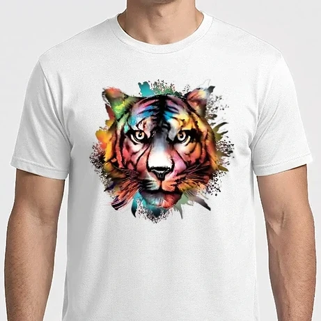 Férfi Imperial póló - Színes tigris