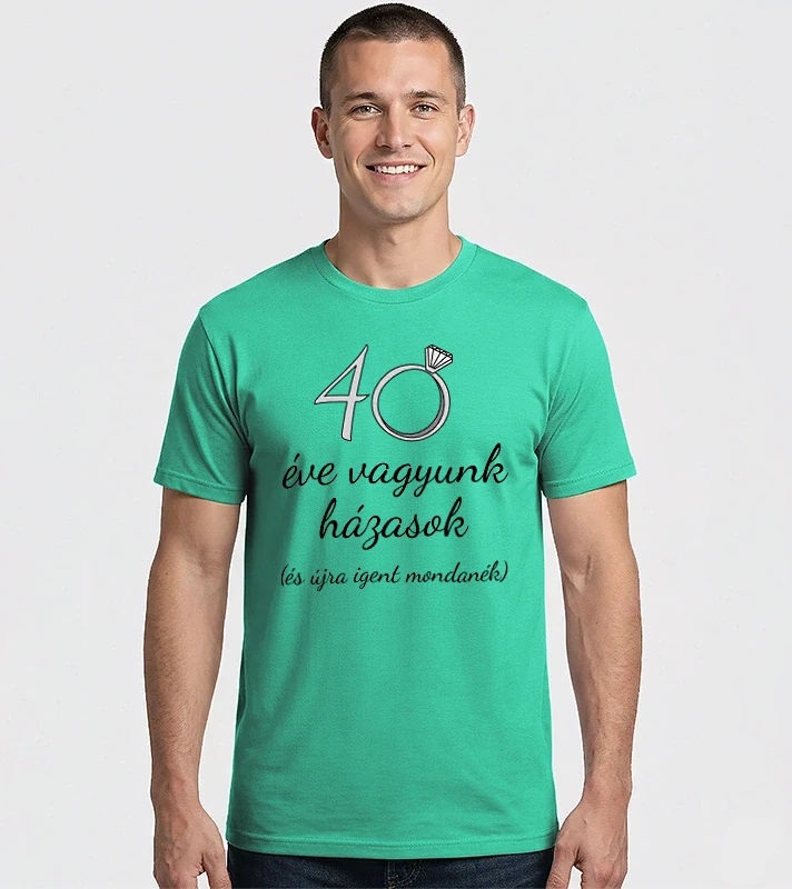Házasok 40 éve – Férfi Imperial póló
