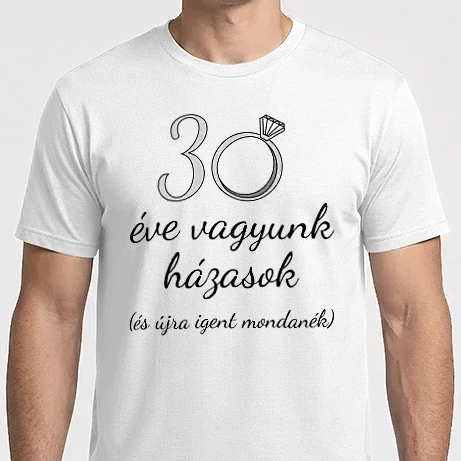 Férfi Imperial póló - Házasok 30 éve