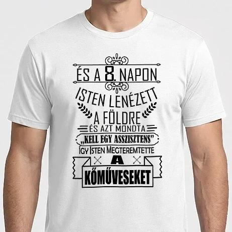 Férfi Imperial póló - Isten nem figyelhet mindenre