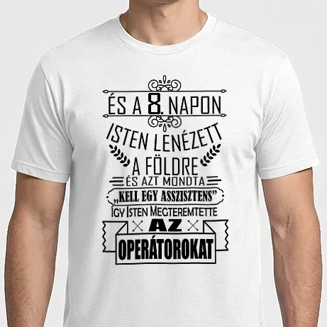 Férfi Imperial póló - Isten nem figyelhet mindenre