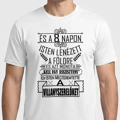 Férfi Imperial póló - Isten nem figyelhet mindenre