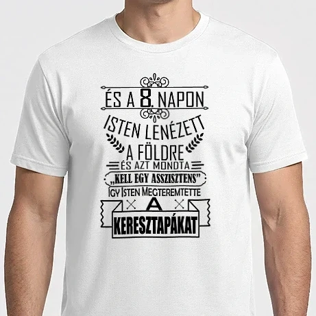 Férfi Imperial póló - Isten nem figyelhet mindenre..