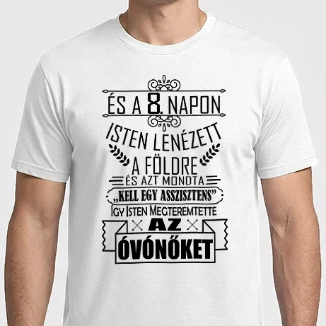 Férfi Imperial póló - Isten nem figyelhet mindenre-