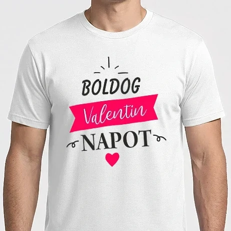 Férfi Imperial póló - Boldog Valentin Napot!