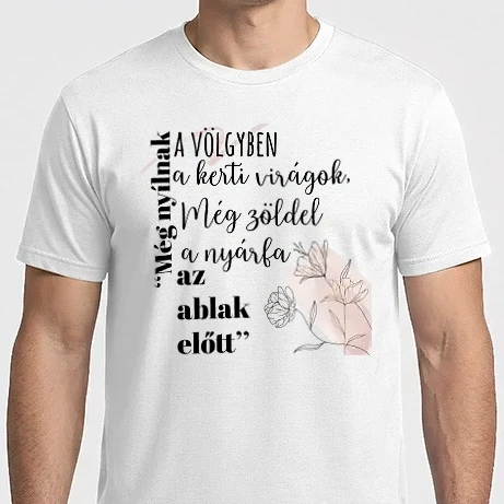 Férfi Imperial póló - Szeptember végén - verses póló