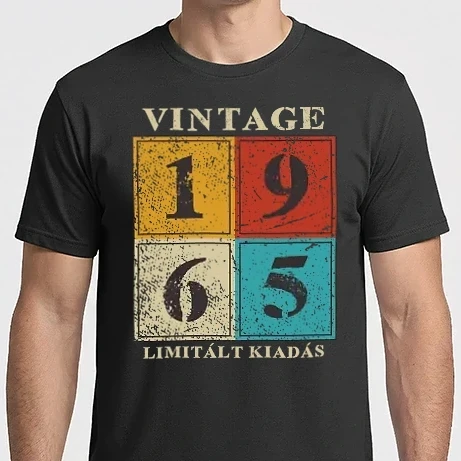 Férfi Imperial póló - Vintage limitált - 1965 világos