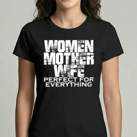 Női Imperial póló - women mother wife fehér