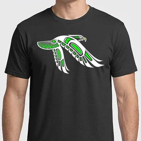 Férfi Imperial póló - Tribal Eagle (zöld sas)