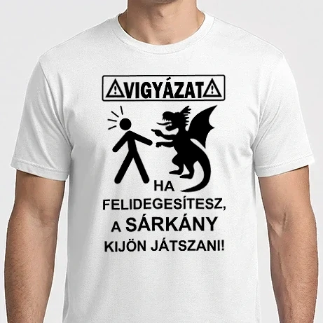 Férfi Imperial póló - Sárkány Ideg -fekete