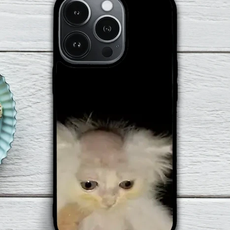 iPhone telefontok - Bald Cat meme