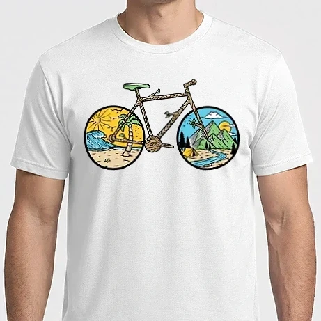 Férfi Imperial póló - Bicikli