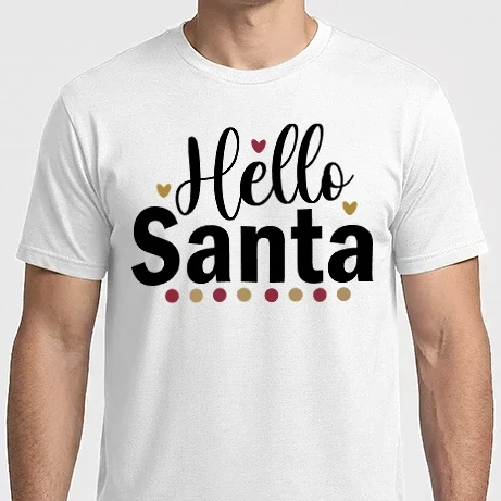 Férfi Imperial póló - hello santa