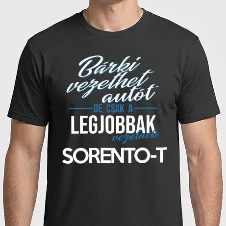 Férfi Imperial póló - Legjobbak Sorento-t fekete