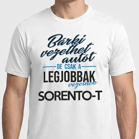 Férfi Imperial póló - Legjobbak Sorento-t fehér