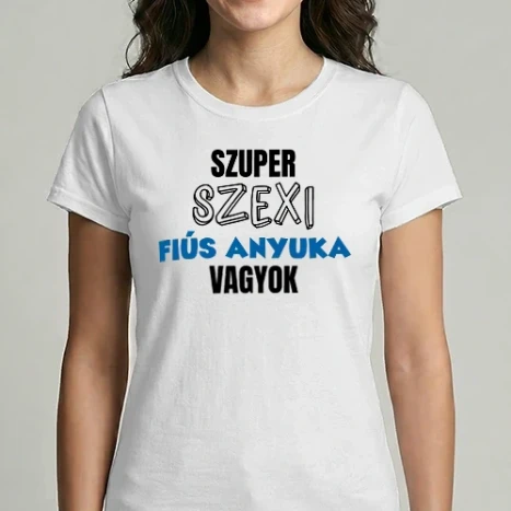 Női Imperial póló - Szuper szexi fiús anyuka