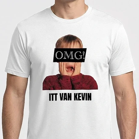 Férfi Imperial póló - Itt van Kevin