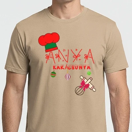 Férfi Imperial póló - ANYA  karácsonya (karácsonyi minta )